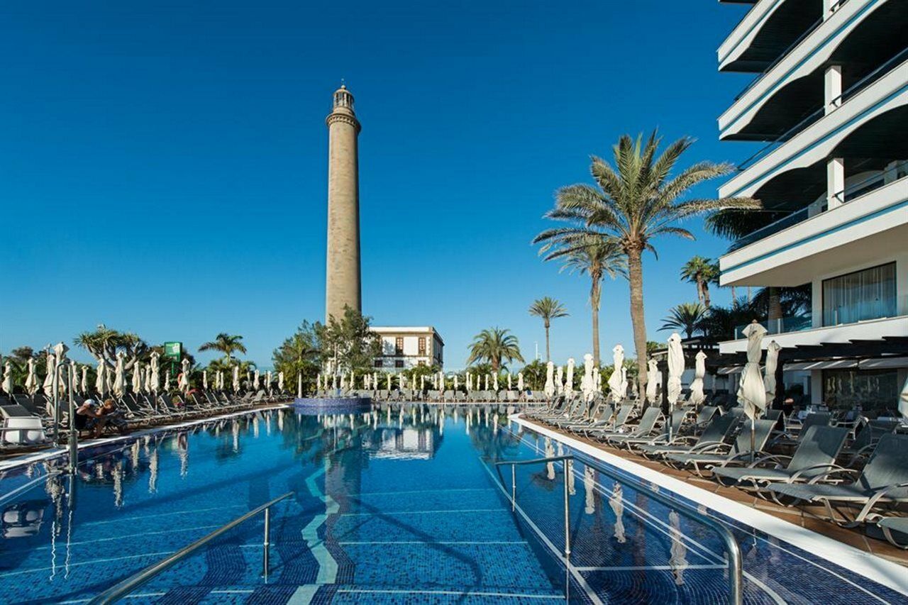 Hotel Faro, A Lopesan Collection Hotel - Adults Only 马斯帕洛马斯 外观 照片 The hotel's swimming pool